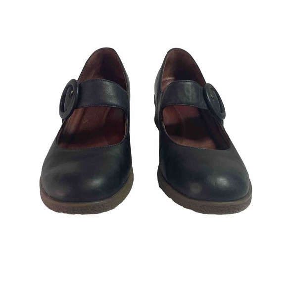 Dansko Dark Leather Mary Jane Loafers - Picture 4 of 15